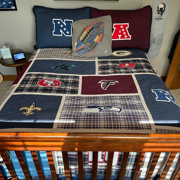 Pottery Barn Teen Bedding Pottery Barn Teen Nflafl Football Quilt